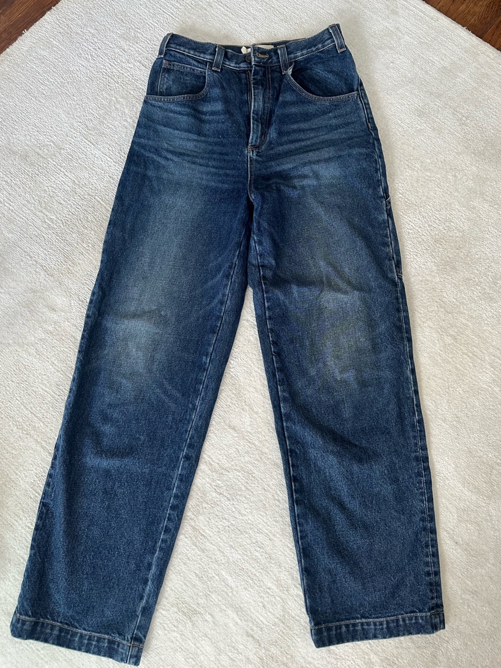 Nili Lotan Aaron High-Rise Straight-Leg Jeans